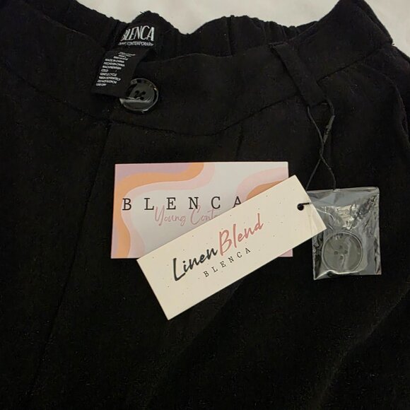 Blenca women's long linen blend pants, size L. - Picture 6 of 11